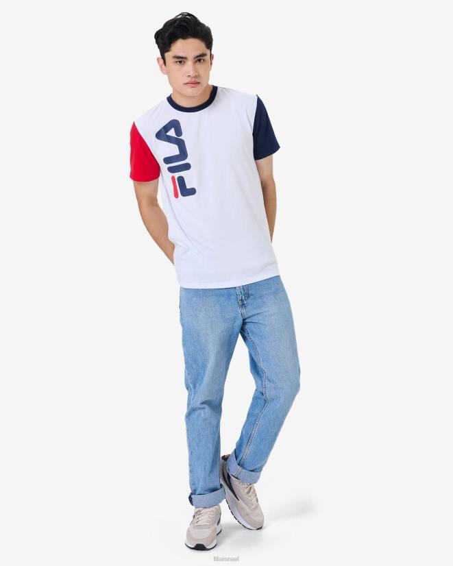 לבן FILA טי ביורן לבן פילה 68LF2580