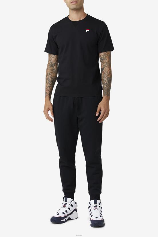 שָׁחוֹר FILA חולצה שחורה של פילה 68LF262