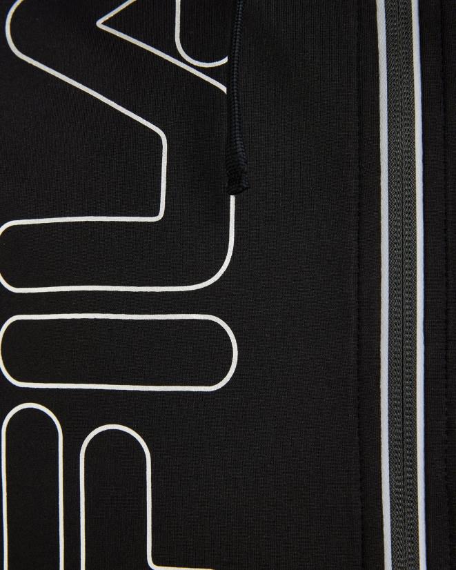 שָׁחוֹר FILA מעיל לוקה גברים שחור פילה 68LF2646