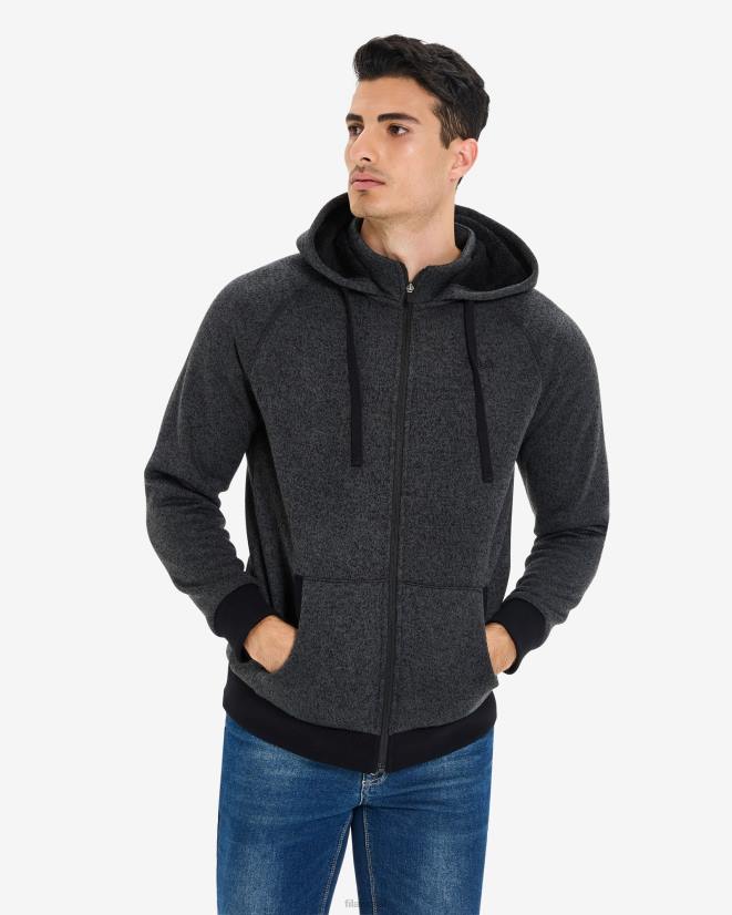 חוואר שחור FILA ז'קט רומנו לשני המינים שחור מרלה פילה 68LF2651