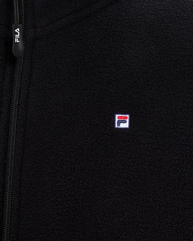 שָׁחוֹר FILA ז'קט איסטון גברים פילה שחור 68LF2655