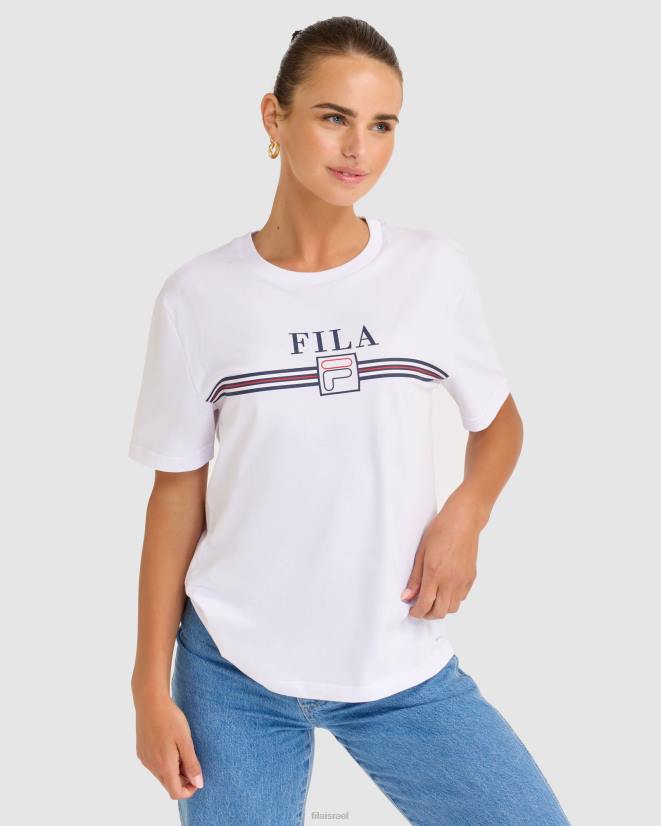 לבן FILA קתי טי פילה לבן 68LF2786