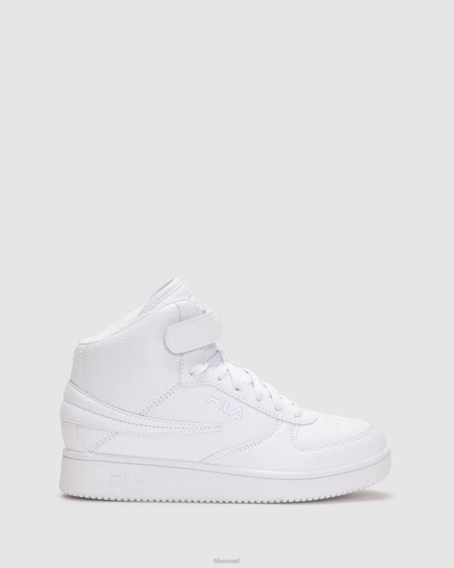 לבן לבן FILA פילה א-גבוה לנשים לבן/לבן 68LF2790