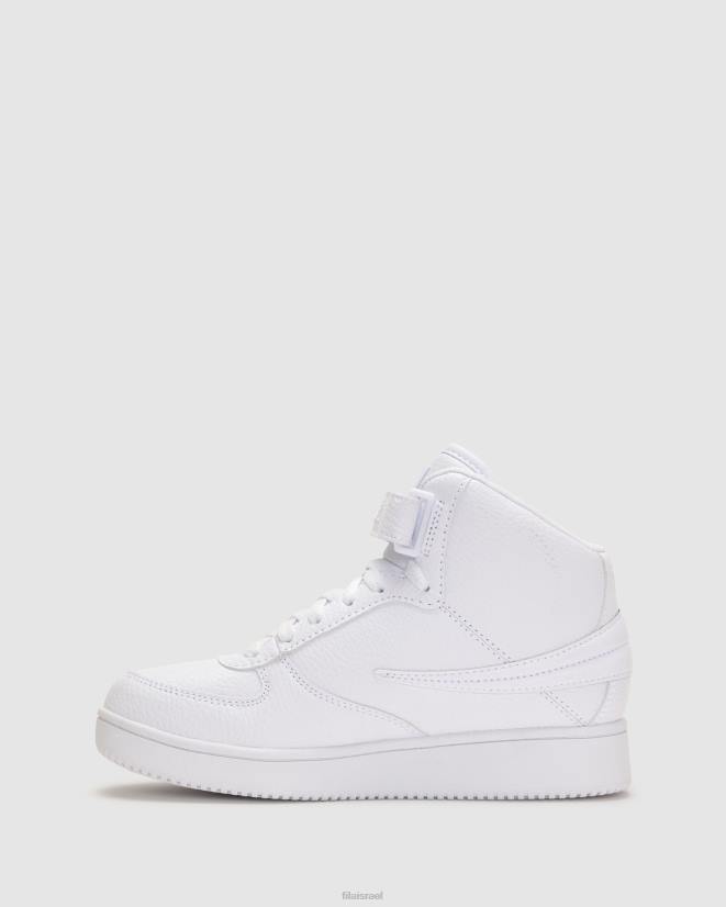 לבן לבן FILA פילה א-גבוה לנשים לבן/לבן 68LF2790