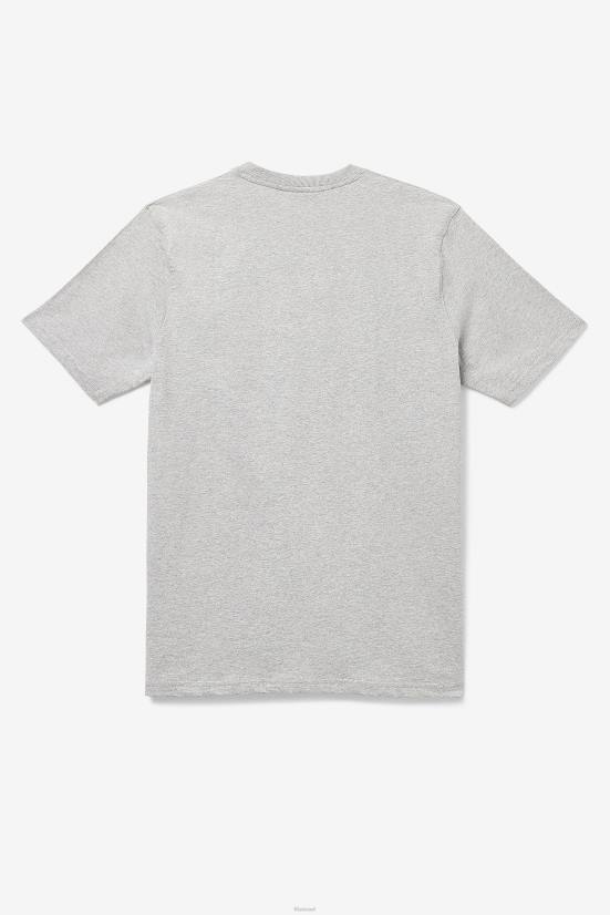 אפור אברש FILA טי נשר לגברים אפור אפור פילה 68LF281