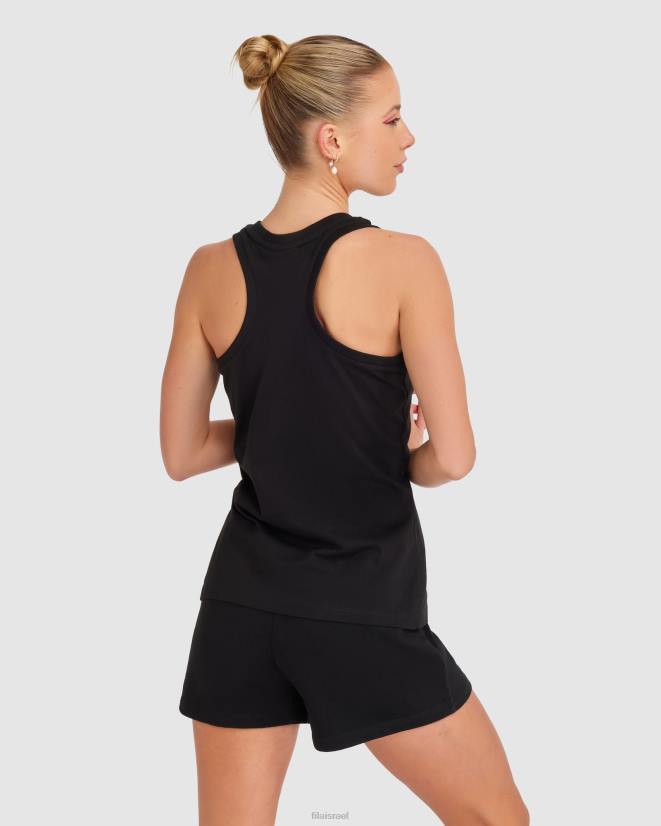 שָׁחוֹר FILA טנק אימוגן לנשים של פילה שחור 68LF2824