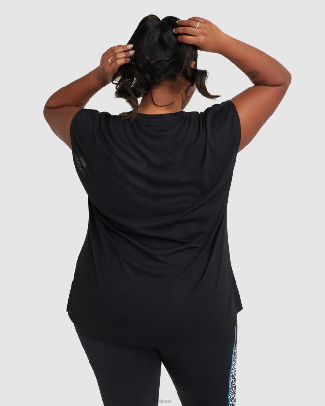 שָׁחוֹר FILA טנק רבקה נשים שחור פילה 68LF2853