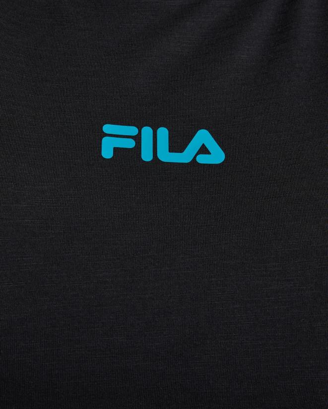 שָׁחוֹר FILA טנק רבקה נשים שחור פילה 68LF2853