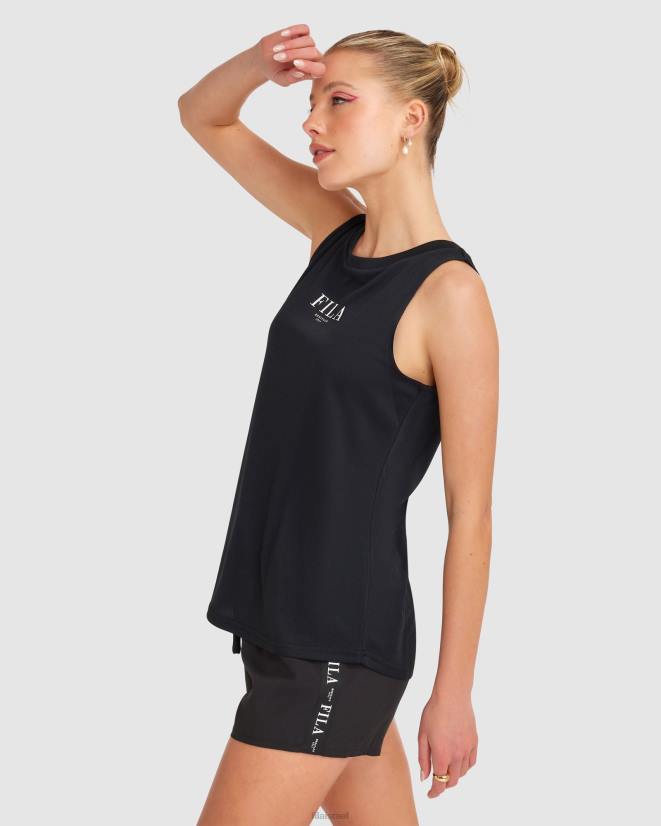 שָׁחוֹר FILA טנק אלקטרה לנשים פילה שחור 68LF2864