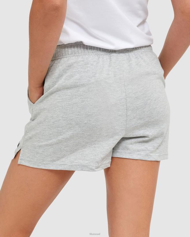 מארל כסף FILA מכנסי ג'רזי קלאסיים לנשים מכסף מרל פילה 68LF2873