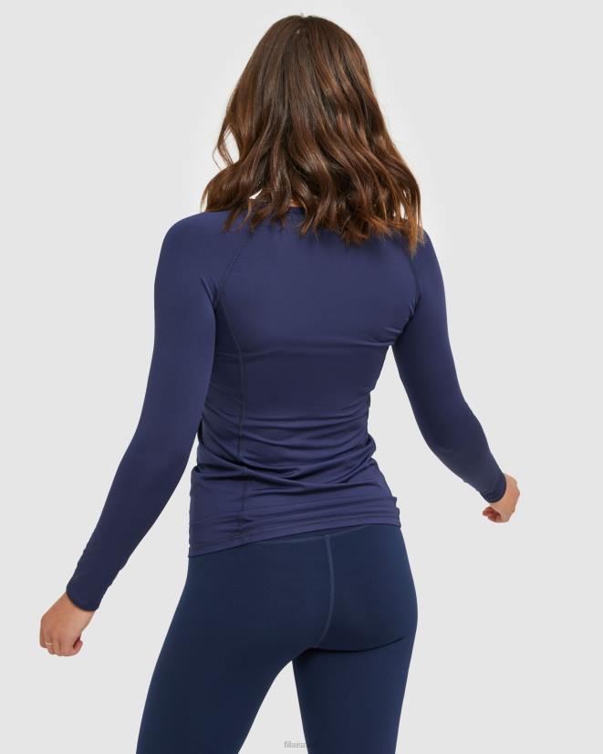 חיל הים החדש FILA חולצה חדשה של פילה קלאסית לנשים 68LF2907