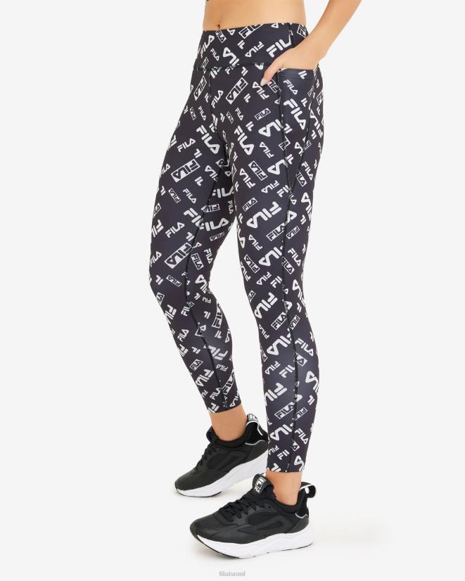 שָׁחוֹר FILA צמוד פילה אלסה שחור 68LF2913