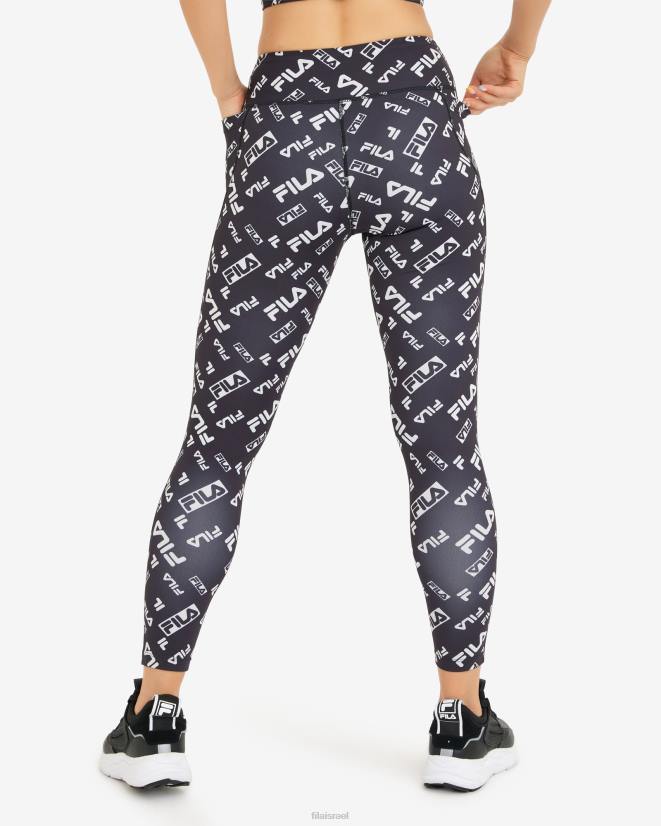 שָׁחוֹר FILA צמוד פילה אלסה שחור 68LF2913