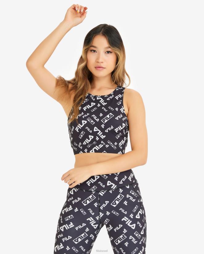 שָׁחוֹר FILA חזיית אלסה שחורה פילה 68LF2914