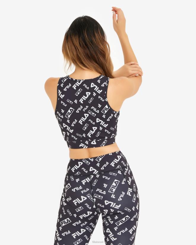 שָׁחוֹר FILA חזיית אלסה שחורה פילה 68LF2914