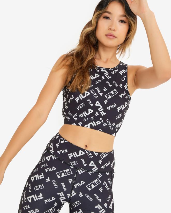 שָׁחוֹר FILA חזיית אלסה שחורה פילה 68LF2914