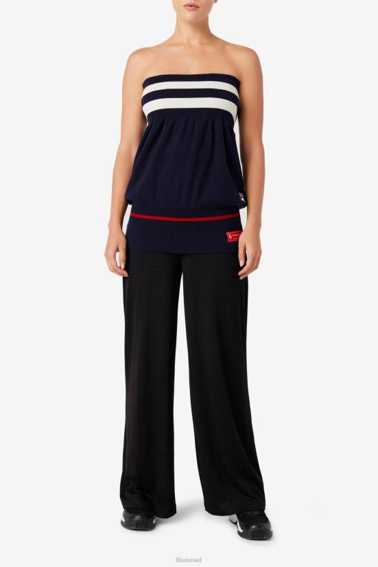 חיל הים/לבן/אדום FILA חצאית חגורת פילה כהה/לבנה/אדומה 68LF2931