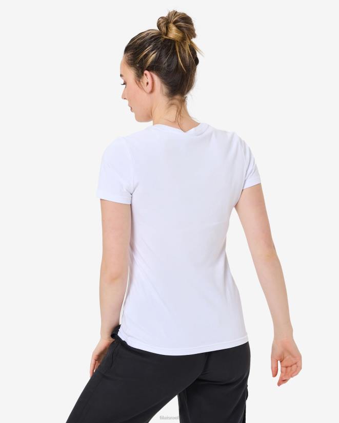 לבן FILA טי פילה יונה לבן 68LF2935