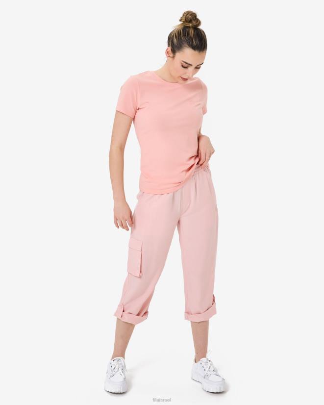 ורד רך FILA חולצת טי פילה יונה ורדרדה 68LF2937