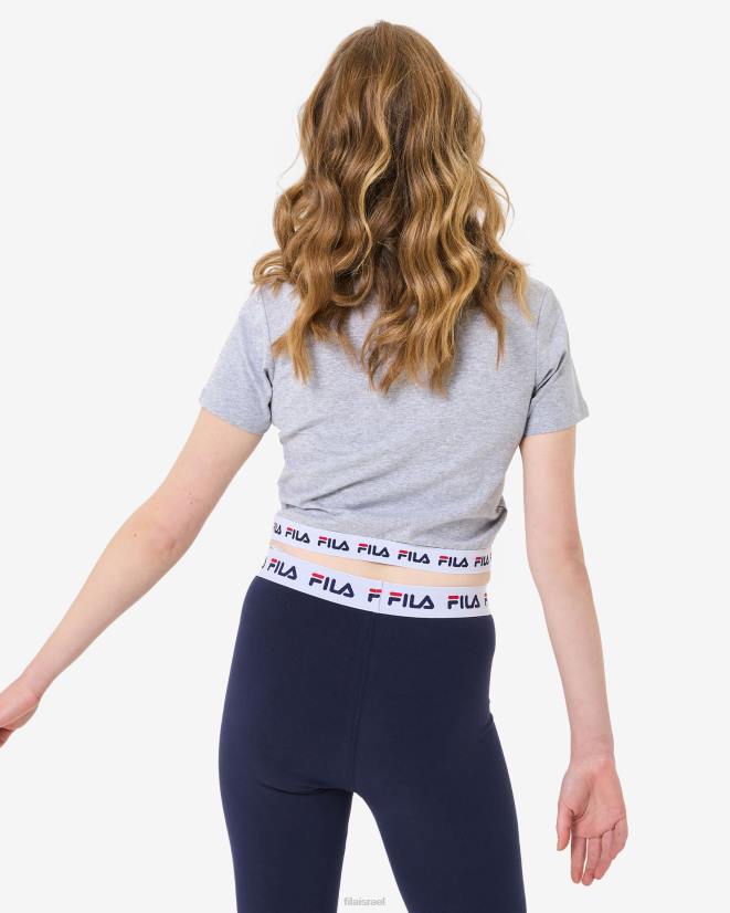 מרל אפור FILA פילה מרווה קצוץ טי אפור מרל 68LF2941