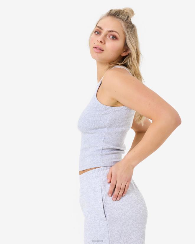 מרל אפור בהיר FILA אפור בהיר מרל מרבל טנק צלעות פילה 68LF2946