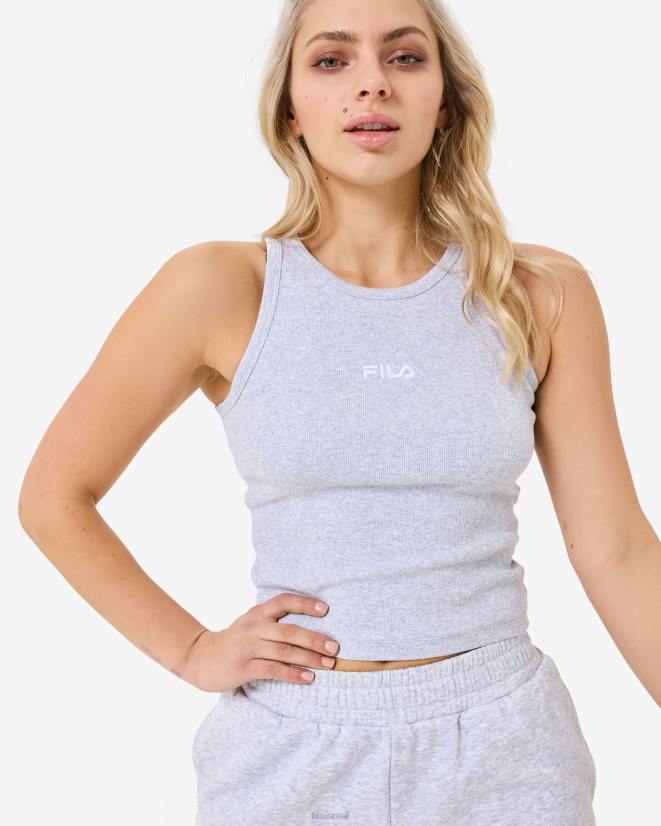 מרל אפור בהיר FILA אפור בהיר מרל מרבל טנק צלעות פילה 68LF2946