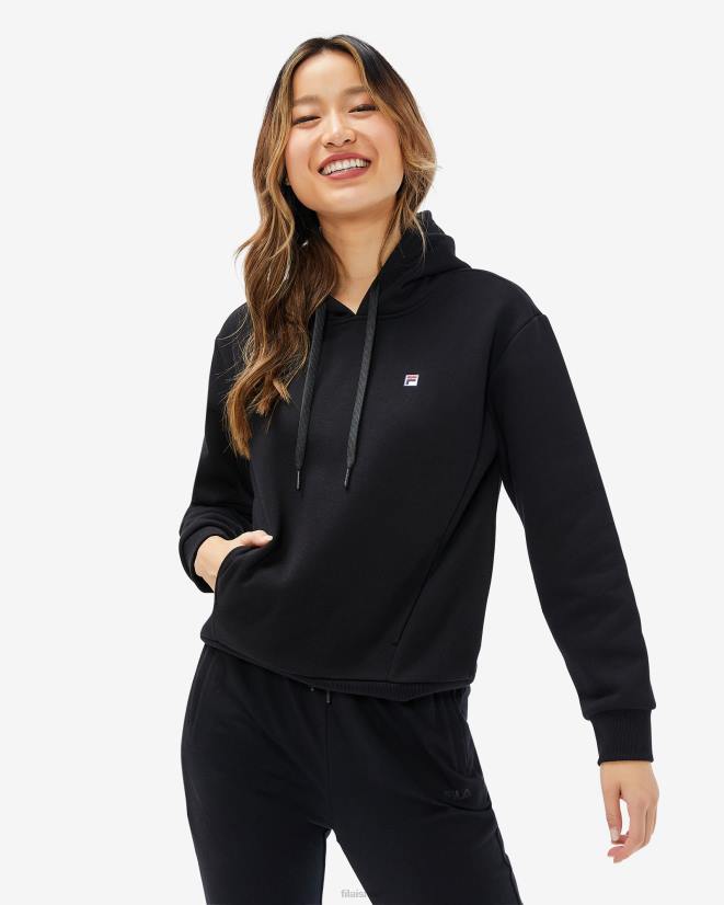 שָׁחוֹר FILA ברדס תג נשים פילה שחור 68LF2955