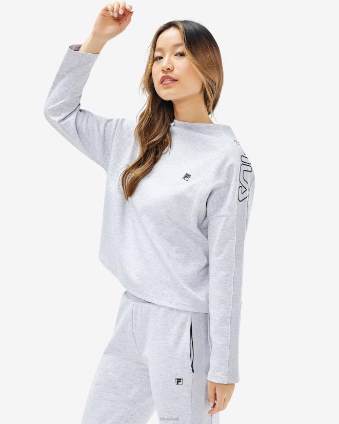 מרל אפור בהיר FILA טופ קיארה לנשים בצבע אפור בהיר מרל פילה 68LF2961