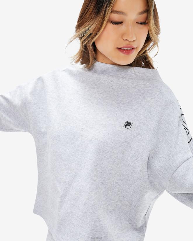 מרל אפור בהיר FILA טופ קיארה לנשים בצבע אפור בהיר מרל פילה 68LF2961