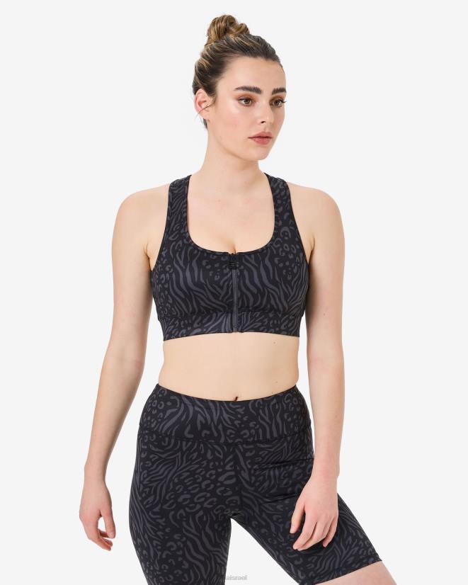 שָׁחוֹר FILA חזיית פטרה פילה שחורה 68LF3002