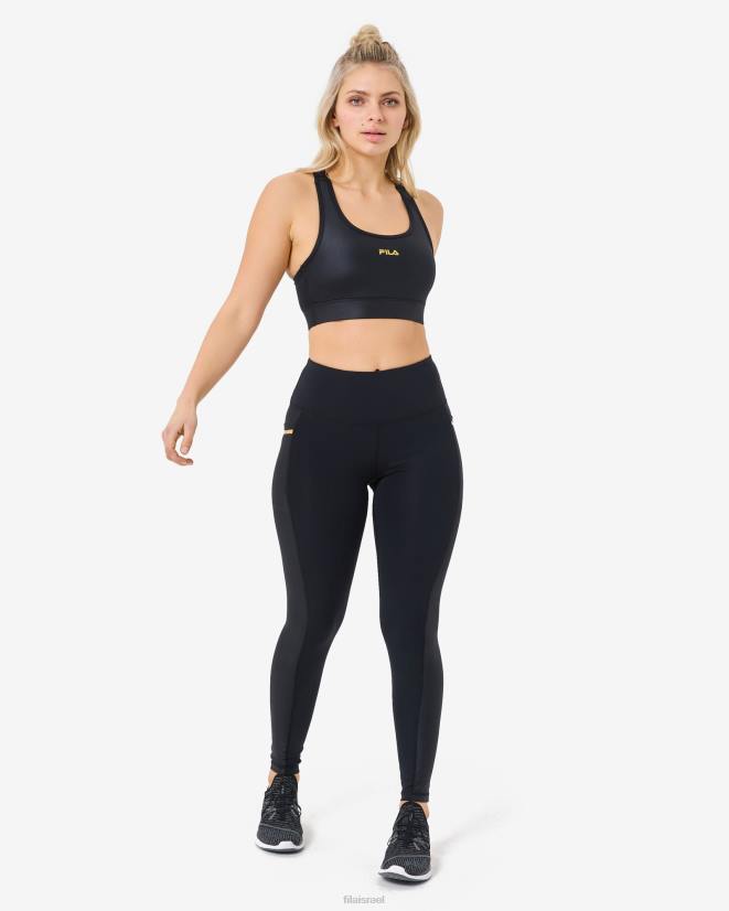 שָׁחוֹר FILA חזיית פילה ליאנה שחורה 68LF3003