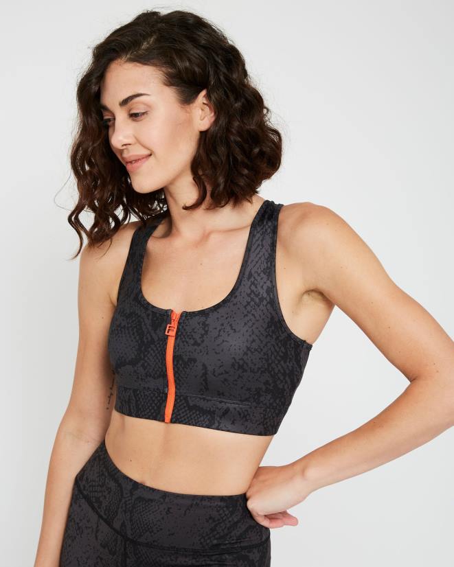 שָׁחוֹר FILA חזיית בילי שחורה פילה 68LF3004