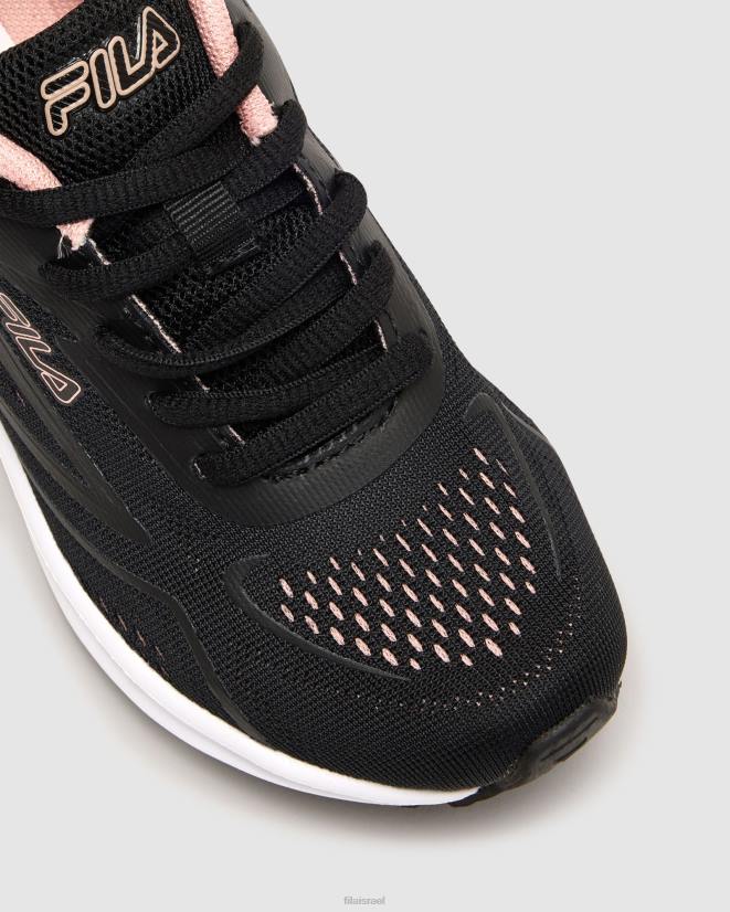 ורד שחור FILA פאוויה פילה לילד שחור/ורדרד 68LF3060