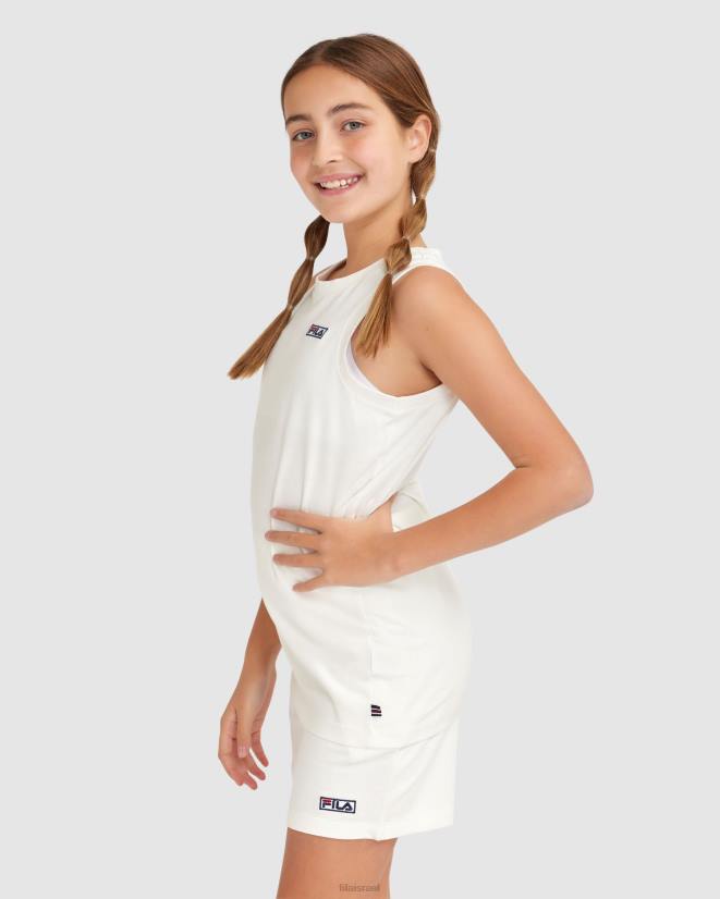 לבן FILA טנק פארקר לילד פילה לבן 68LF3071