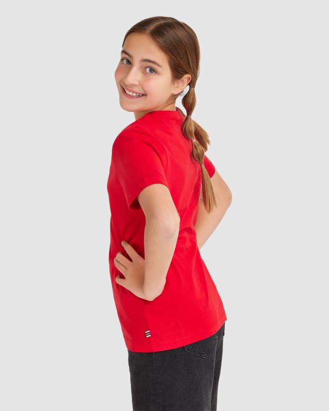 אָדוֹם FILA חולצת פארקר אדומה לילד פילה 68LF3081