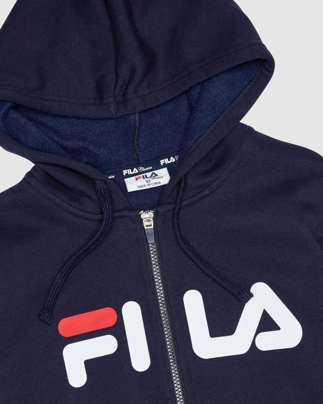 חיל הים החדש FILA קפוצ'ון רוכסן לילדים חדש פילה קלאסי 68LF3093