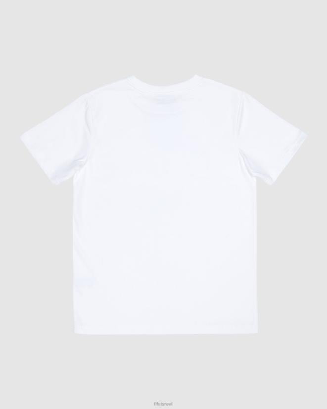 לבן FILA טי פילה לילד קלאסי לבן 68LF3096