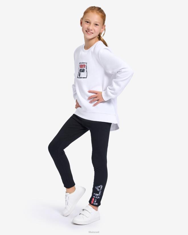 שָׁחוֹר FILA פילה נטשה בנות צמוד שחור 68LF3097