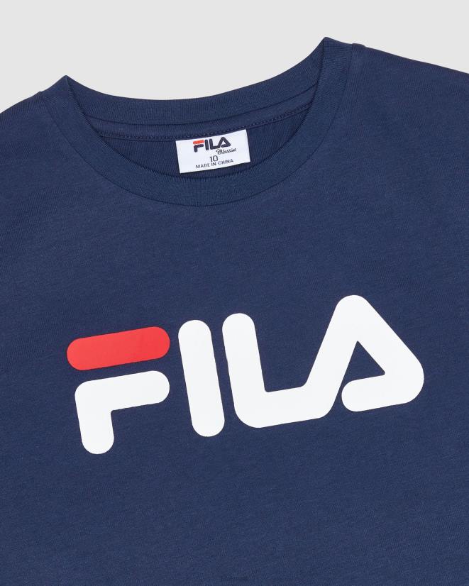 חיל הים החדש FILA חולצה חדשה של פילה קלאסית לילדים 68LF3099