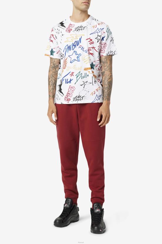 לבן FILA טי פילה היראנש לבן 68LF309