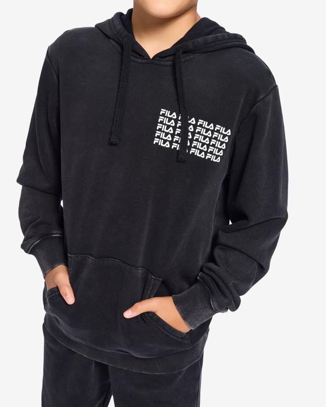 שָׁחוֹר FILA מקסום הוד של ילד שחור פילה 68LF3108