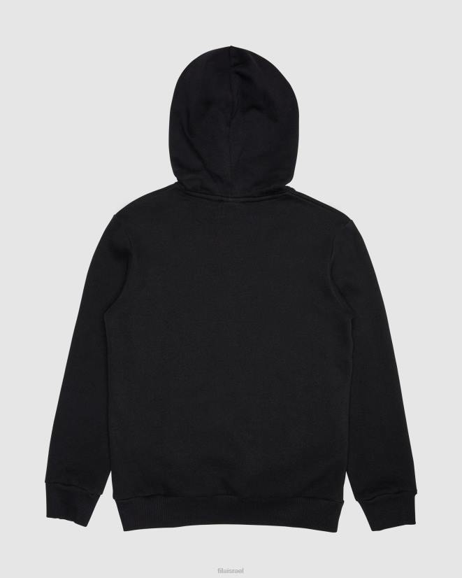 שָׁחוֹר FILA ברדס קלאסי לילד פילה שחור 68LF3110