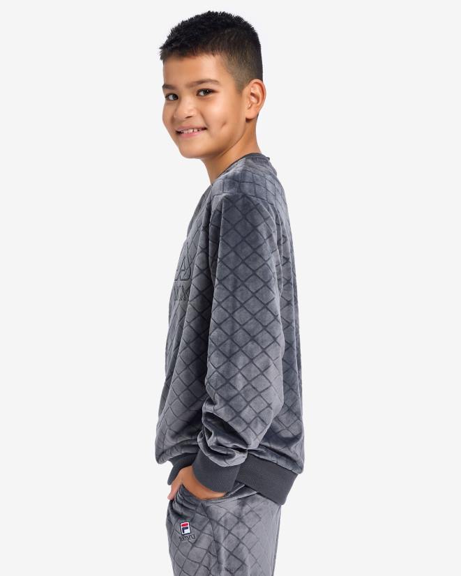 צדפה שחורה FILA צוות סלואן לילד שחור צדפה פילה 68LF3149