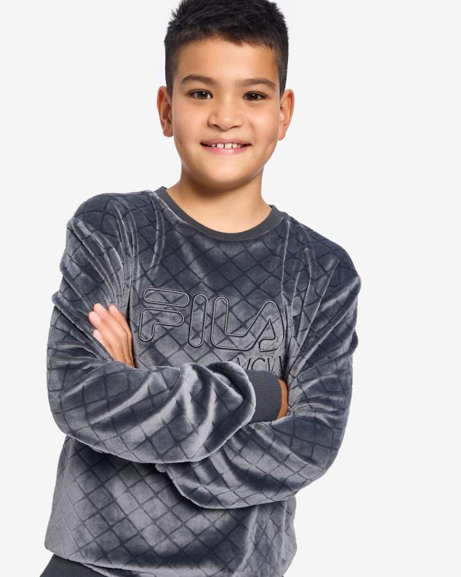 צדפה שחורה FILA צוות סלואן לילד שחור צדפה פילה 68LF3149