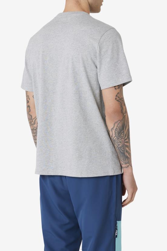 אפור אברש FILA טי פילה ויסורי אפור חום 68LF315