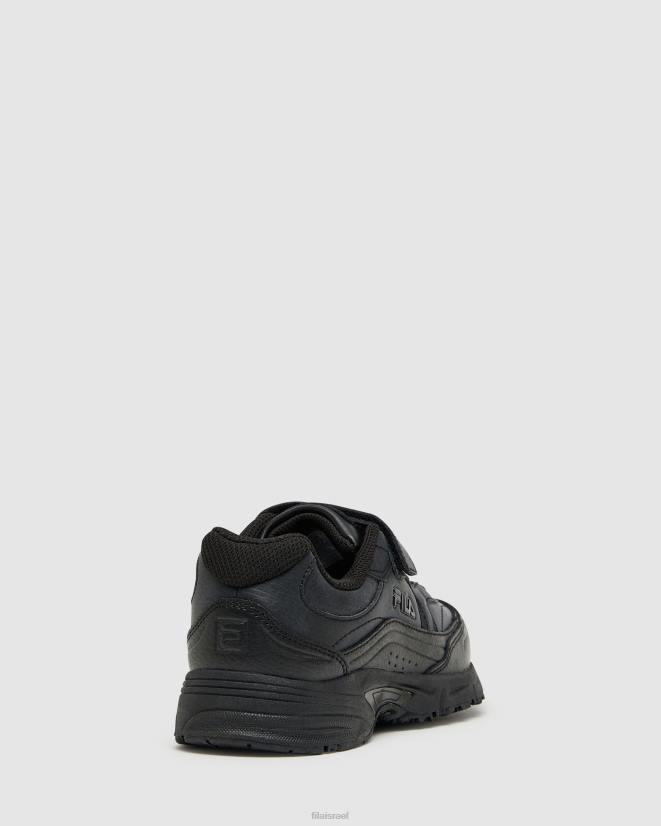 שָׁחוֹר FILA רצועת בוגר פילה לילד שחור 68LF3169