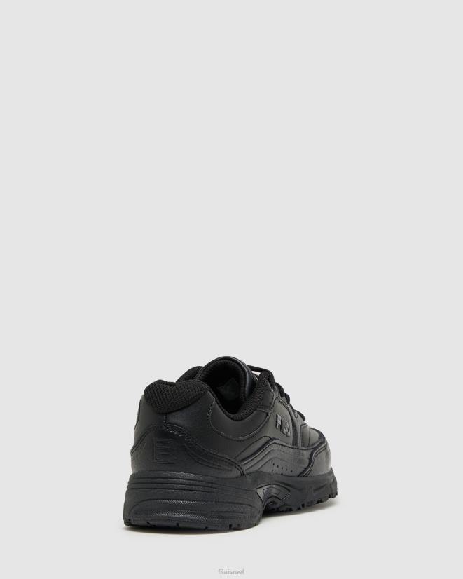 שָׁחוֹר FILA בוגר פילה שחור לילד 68LF3172