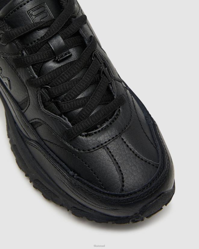 שָׁחוֹר FILA בוגר פילה שחור לילד 68LF3172