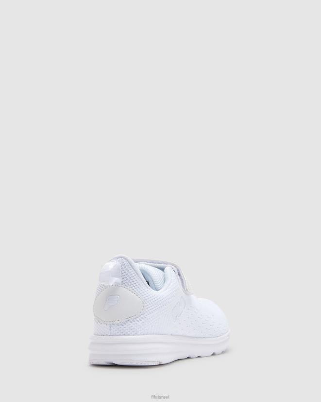 לבן FILA רצועת פילה קלאסית לילד לבן 68LF3174