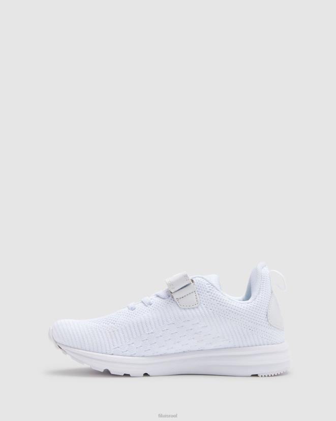 לבן FILA רצועת פילה קלאסית לילד לבן 68LF3174